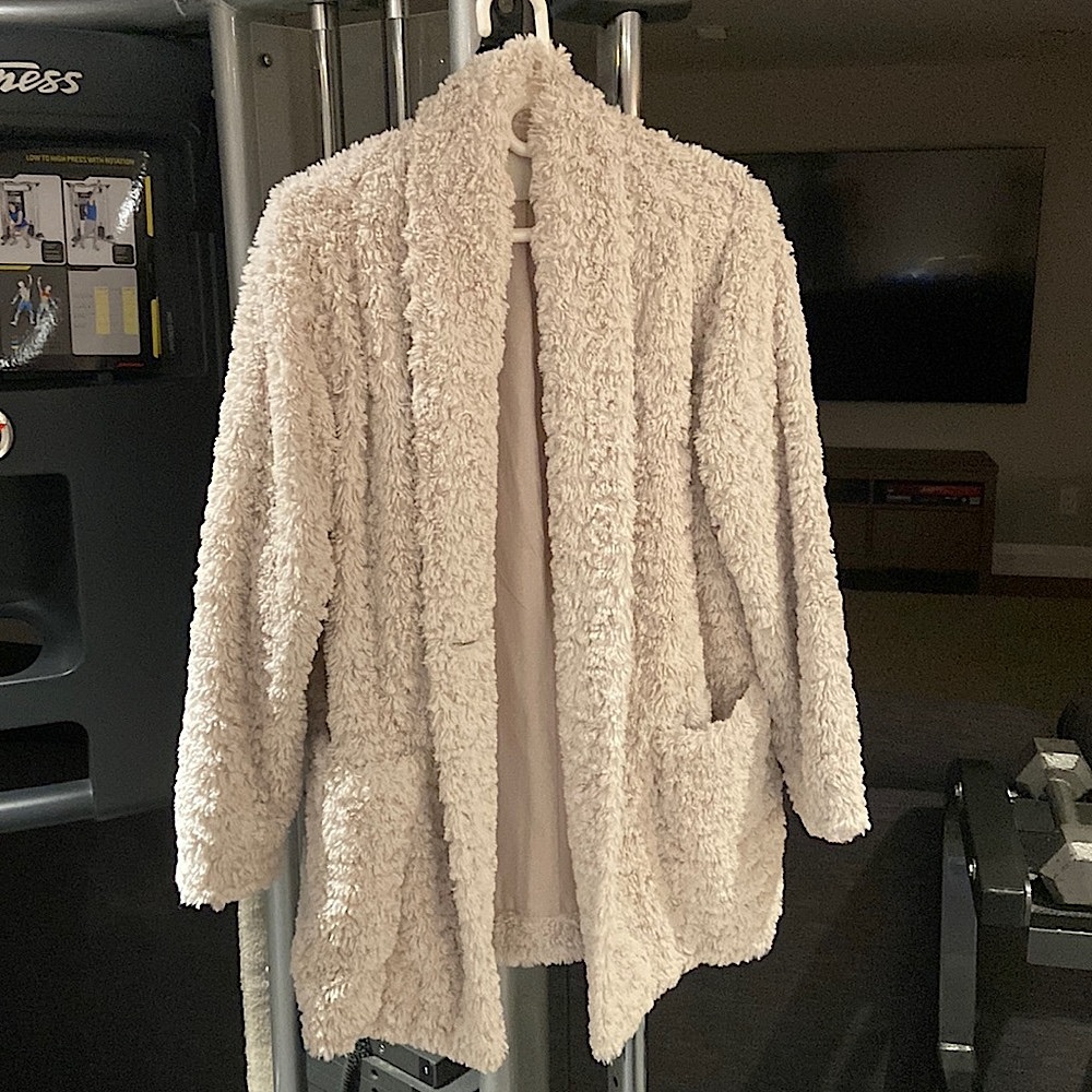 Wilfred Free Faux Fur Plush Coat